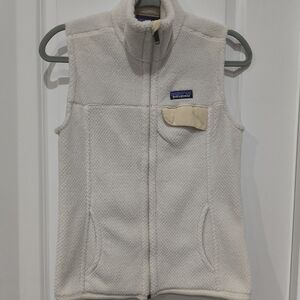 Patagonia Women’s Re-Tool Vest Fleece Raw Linen - White X Dye Sz S